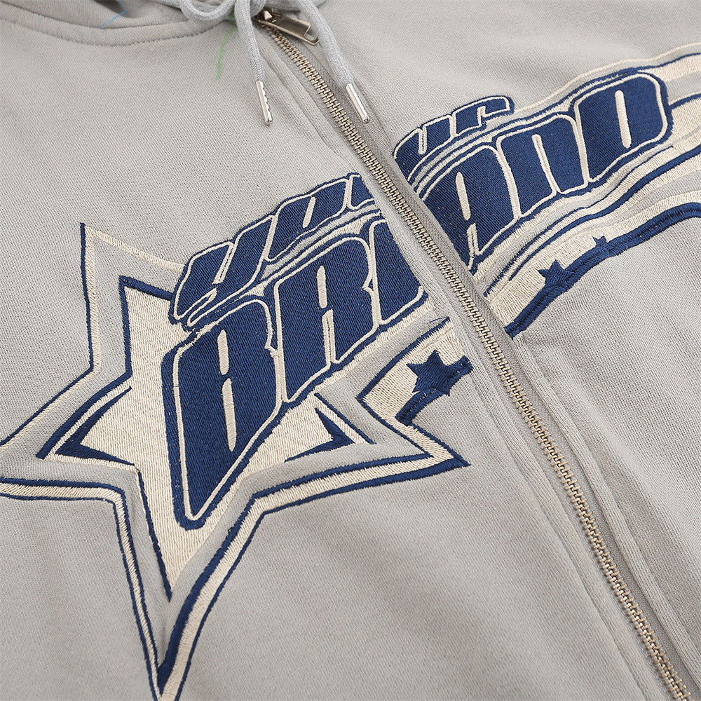 Fashion Personality Hooded Jacket Men