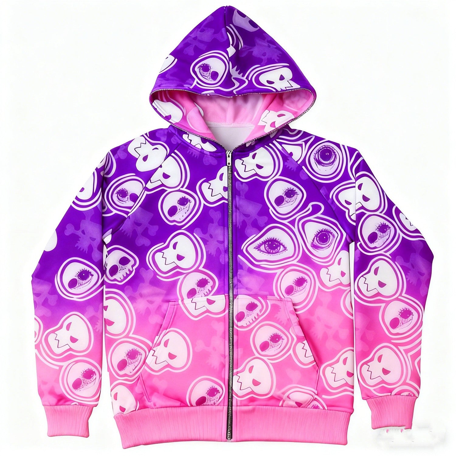 Fashion Casual Printed Polyester Sweater