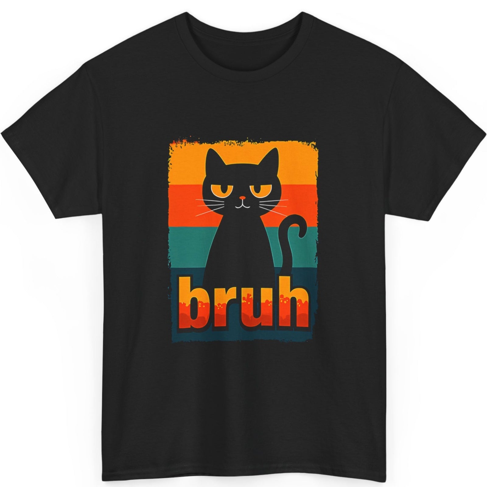 Mens Solid-color Printed Cultural Shirt