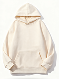 Classic Cream Pullover Hoodie