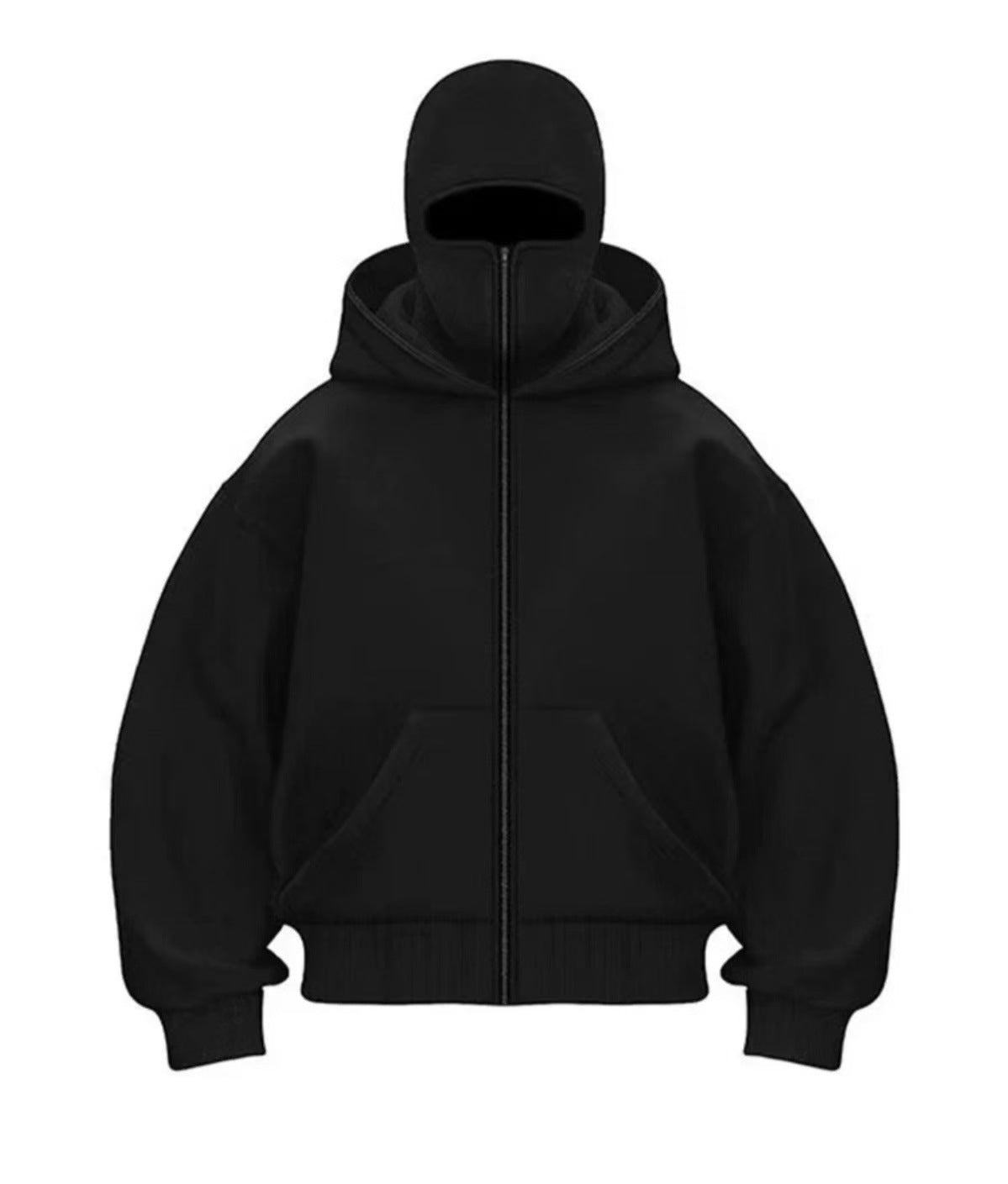 New European And American Autumn Spring Hooded Loose Cardigan Baseball Uniform Men