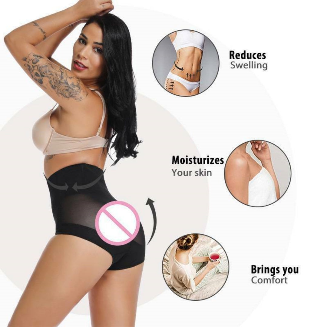 Women High Waist Slimming Tummy Control Knickers Shaper Briefs Underwear Panty---S  Code