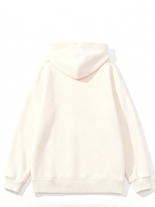 Classic Cream Pullover Hoodie