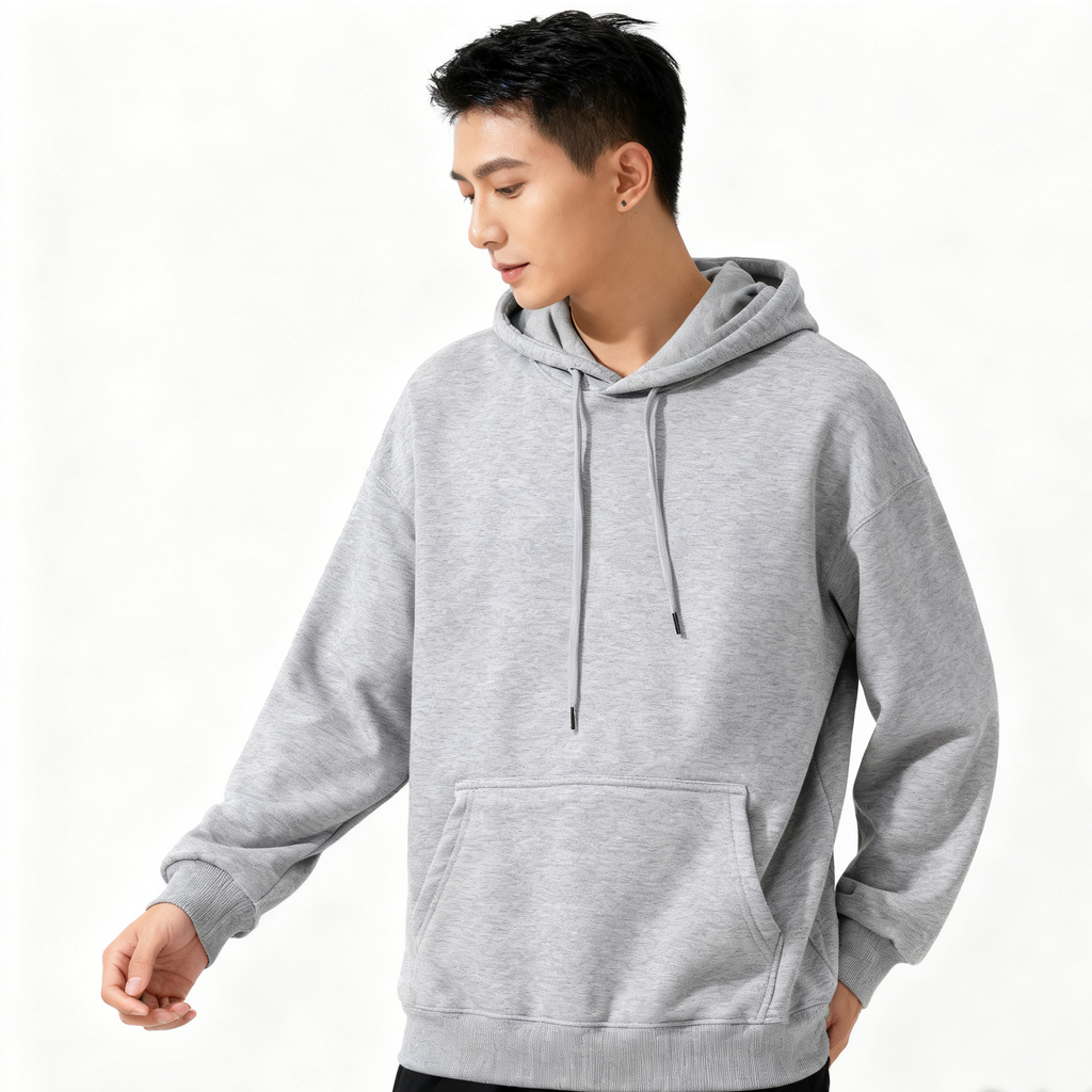 Essential Heather Gray Hoodie