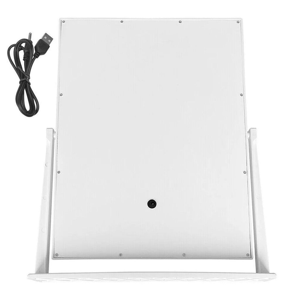 New Hollywood Mirror Vanity Make Up Mirror With 12 Lights LED Dressing Table Mirror UK