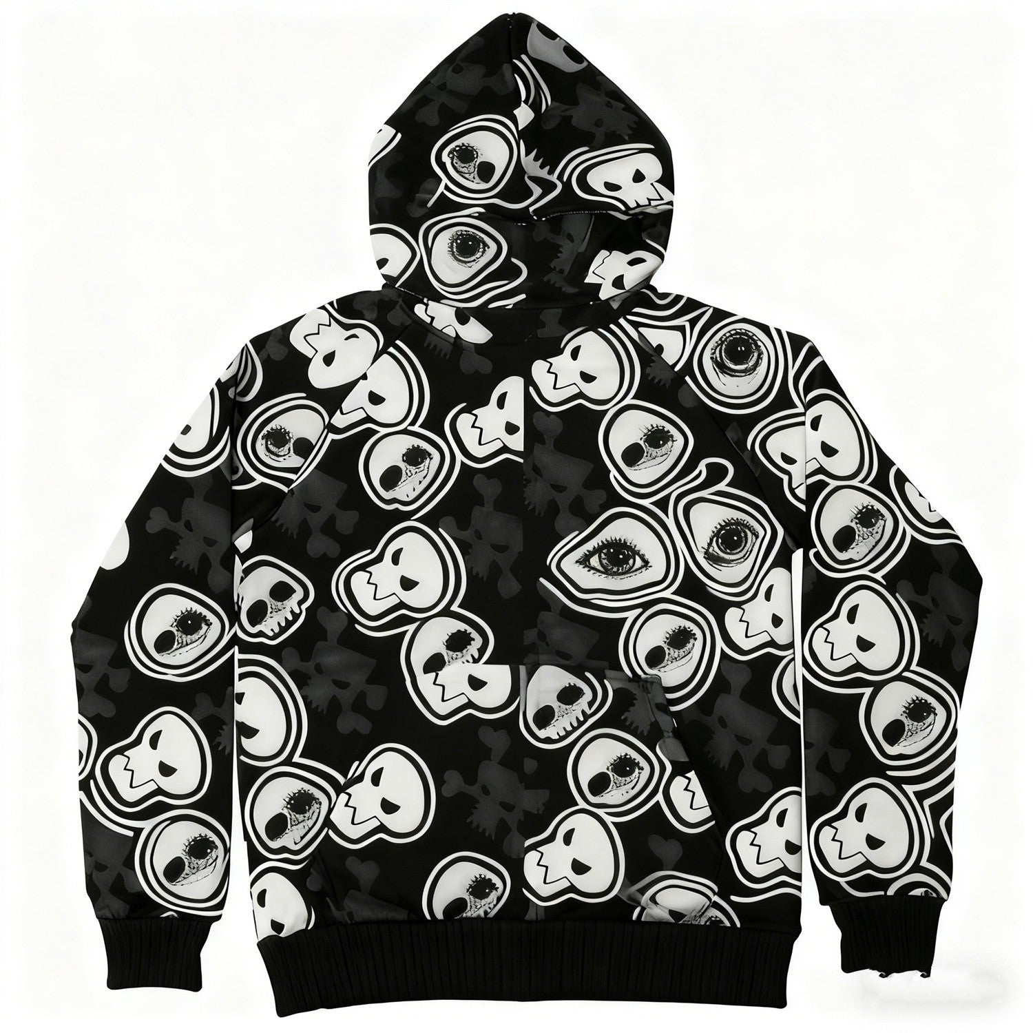 Fashion Casual Printed Polyester Sweater