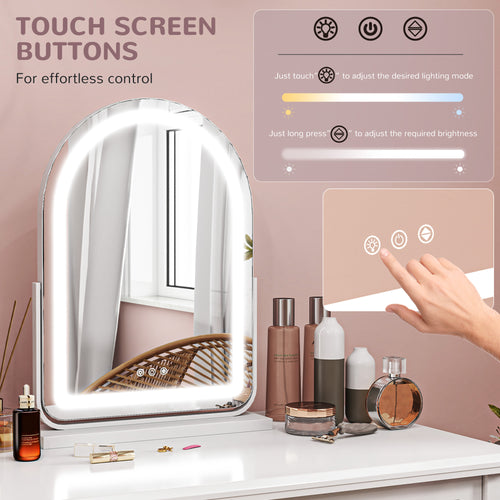 43 X 59cm LED Vanity Mirror - White