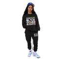 Women Fashion Print Loose Sweatshirt Two Piece Set