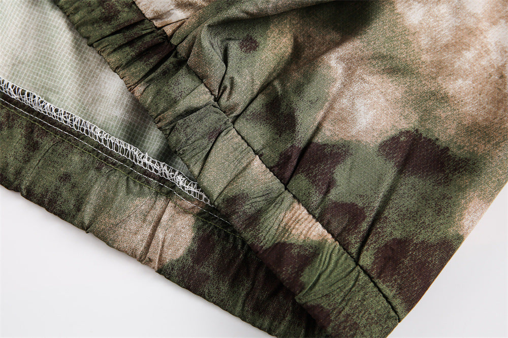 Bape Hooded Camouflage Sun Protection Clothing For Men
