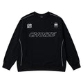 Dark Letters Printed Crew Neck Sweatshirt Men
