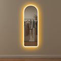 120 X 40cm Arch Mirror, With LED Lights