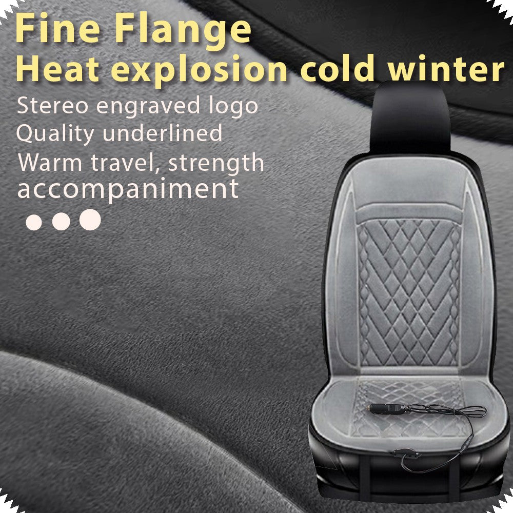 12 24V Heated Car Seat Cover Cushion Universal Heater Warmer Cold Winter Pad UK