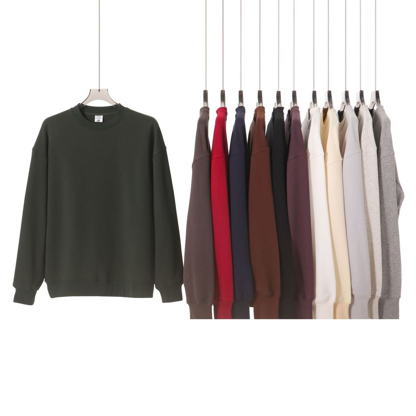 Combed Long Terry Hooded Sweater For Men