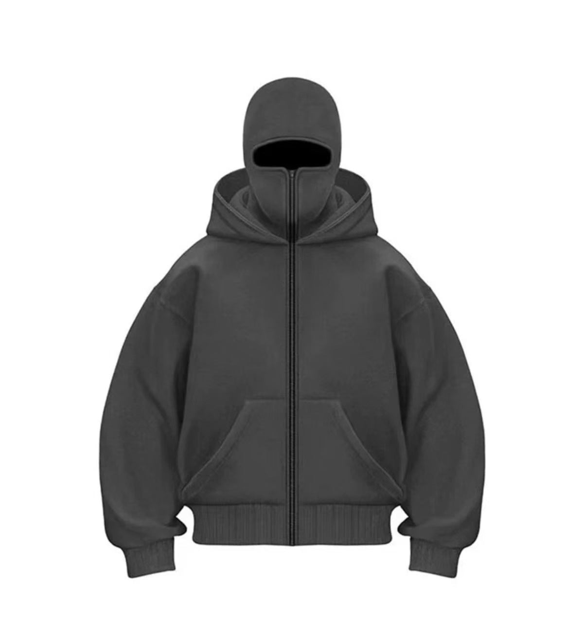 New European And American Autumn Spring Hooded Loose Cardigan Baseball Uniform Men
