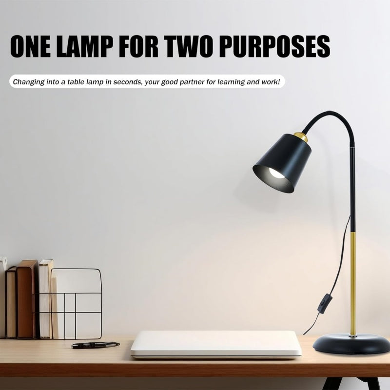 Adjustable Standard Floor Lamp Living Room Reading Light Free Standing Lighting
