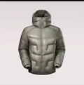 Ultra-Soft White Duck Down Short Puffer Jacket