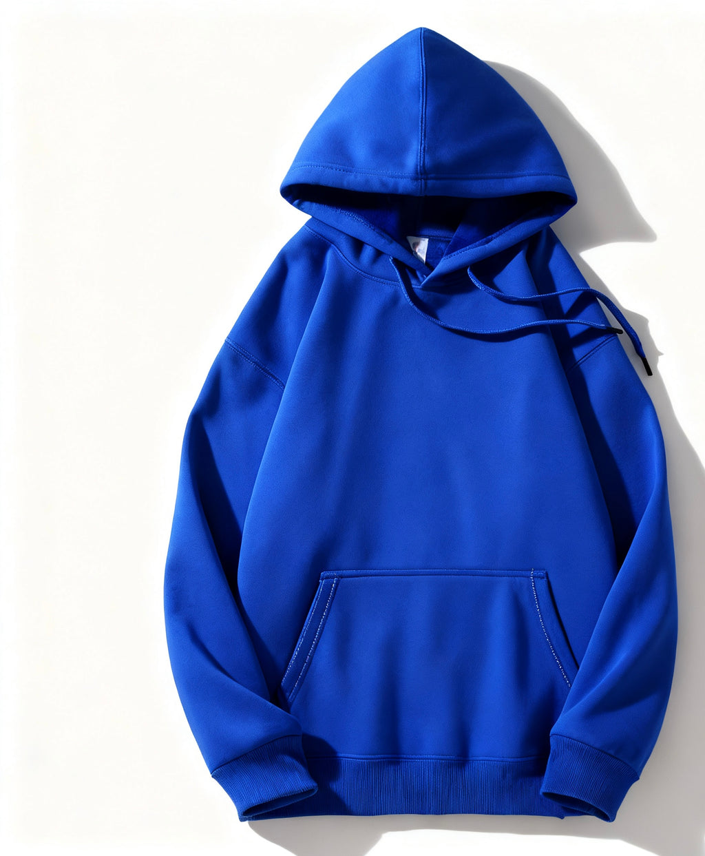 Vibrant Cobalt Blue Pullover Hoodie