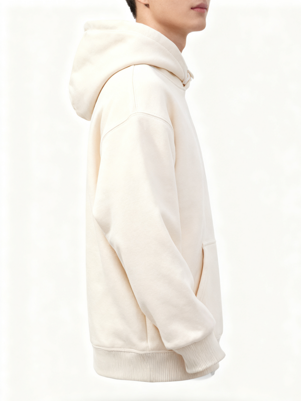 Classic Cream Pullover Hoodie