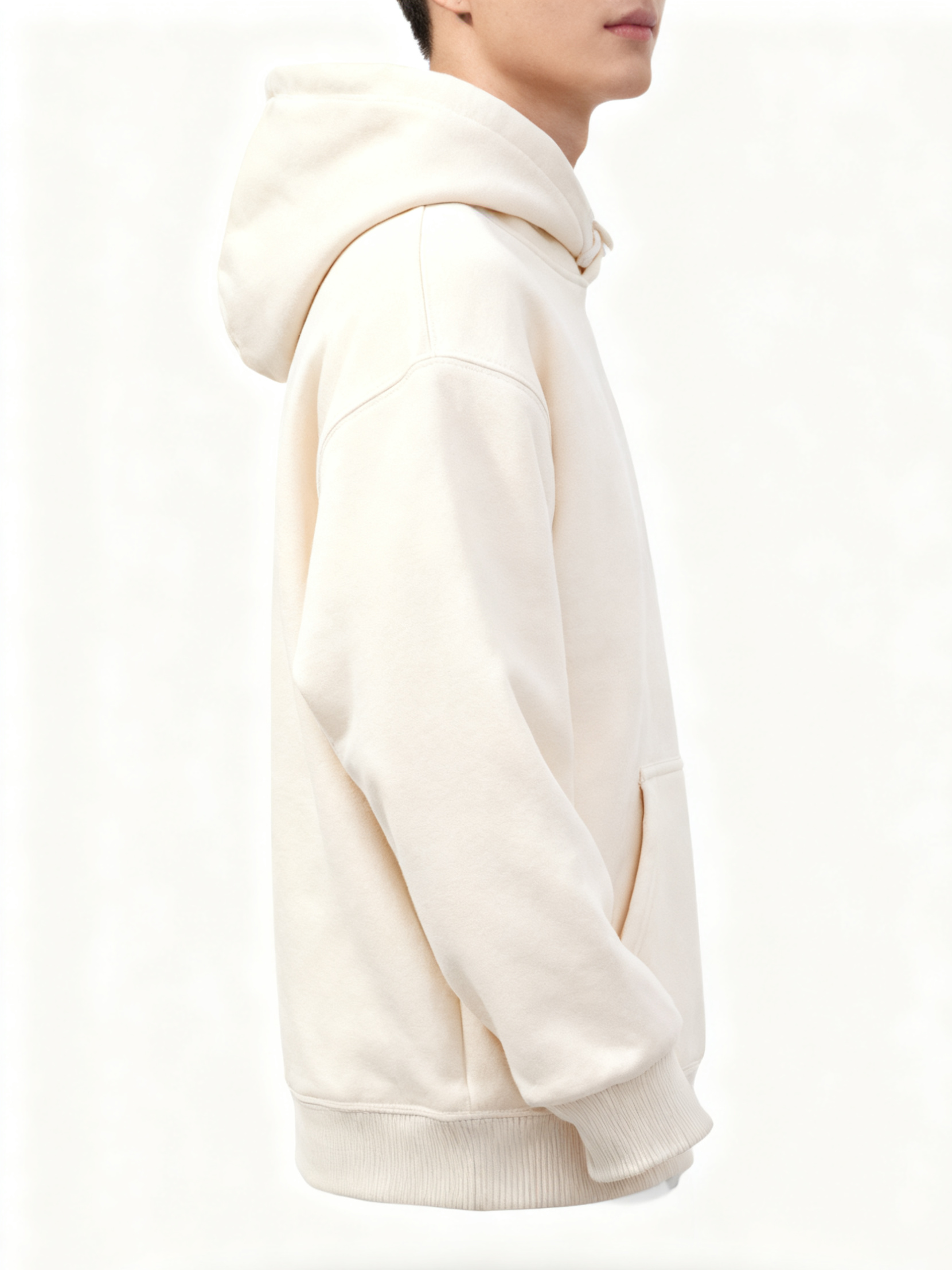 Classic Cream Pullover Hoodie