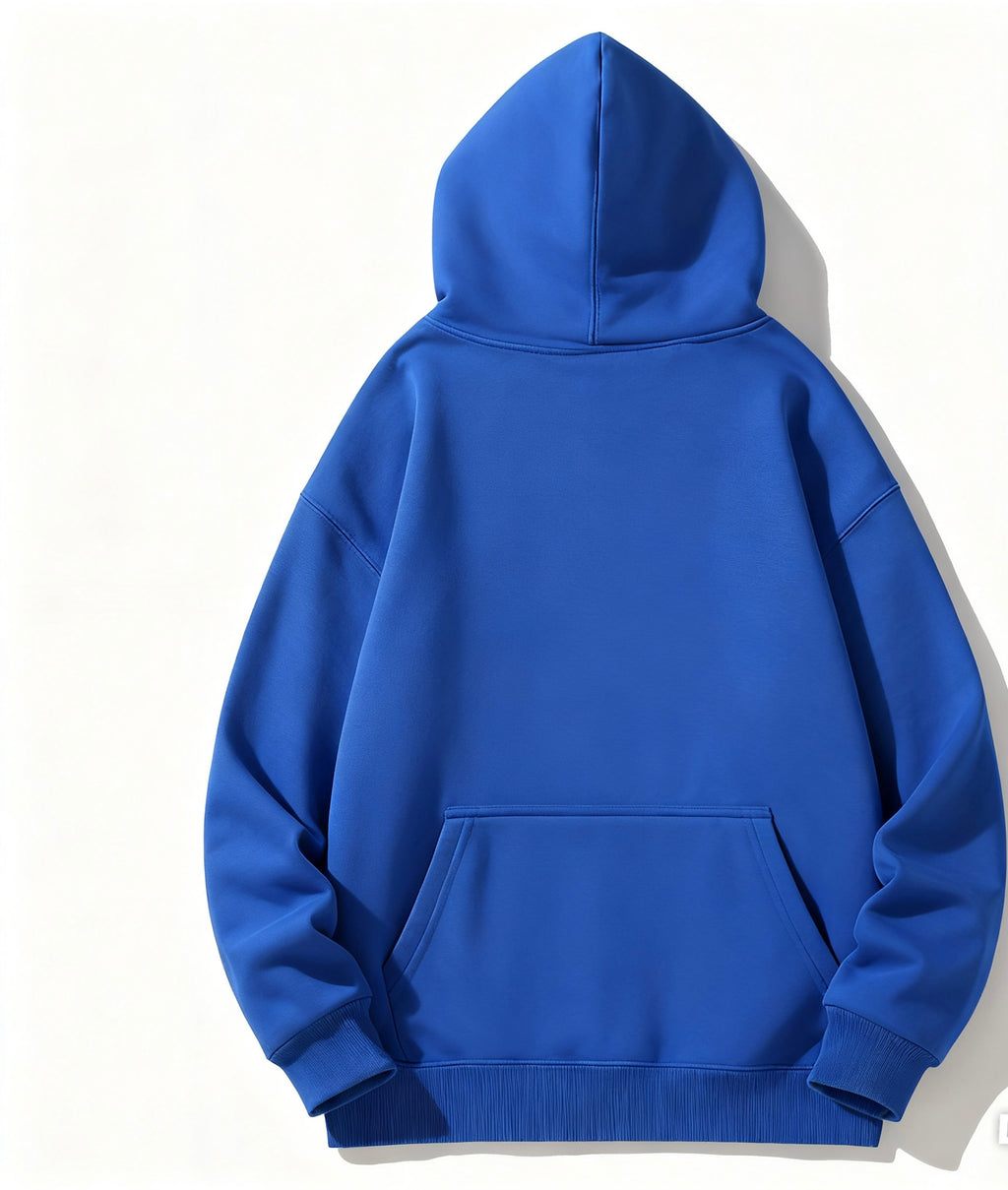 Vibrant Cobalt Blue Pullover Hoodie
