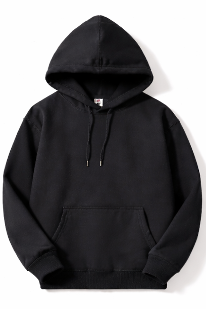 Black Essential Hoodie
