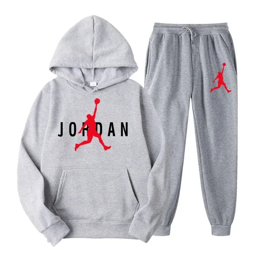Men's Sporty Hoodie Set
