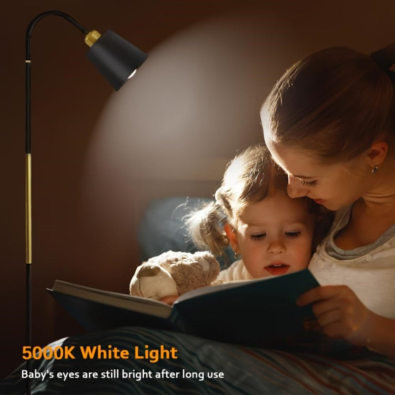 Adjustable Standard Floor Lamp Living Room Reading Light Free Standing Lighting