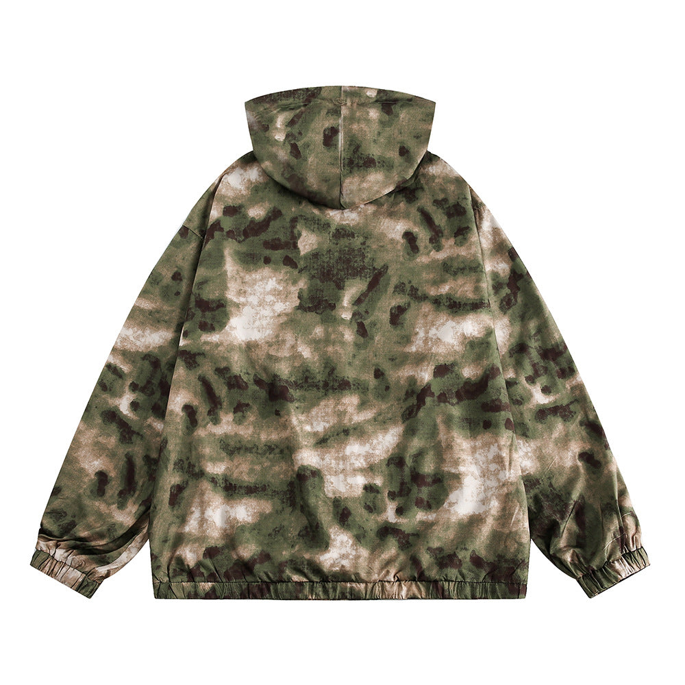 Bape Hooded Camouflage Sun Protection Clothing For Men