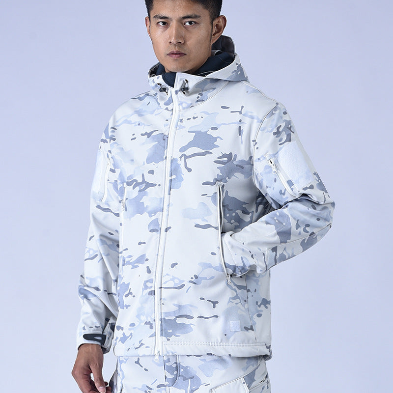 Camouflage Outdoor Autumn And Winter Windbreaker