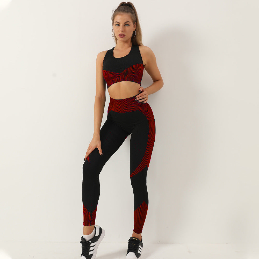 Sports Vest Fitness Sports Pants Two-piece Set