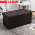 Large Seater Folding Storage Ottoman Pouffe Bench Seat Blanket Toy Chest Box UK NEW