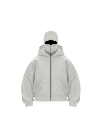 New European And American Autumn Spring Hooded Loose Cardigan Baseball Uniform Men