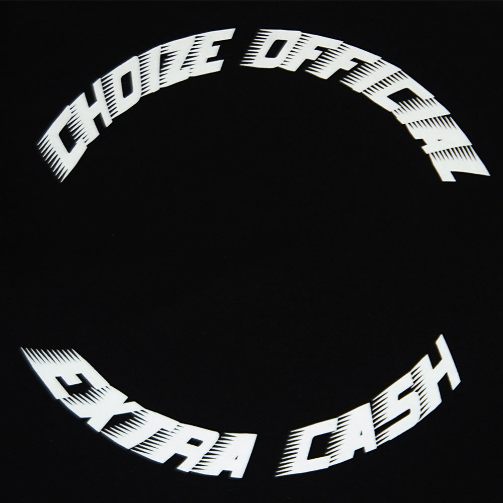 Dark Letters Printed Crew Neck Sweatshirt Men